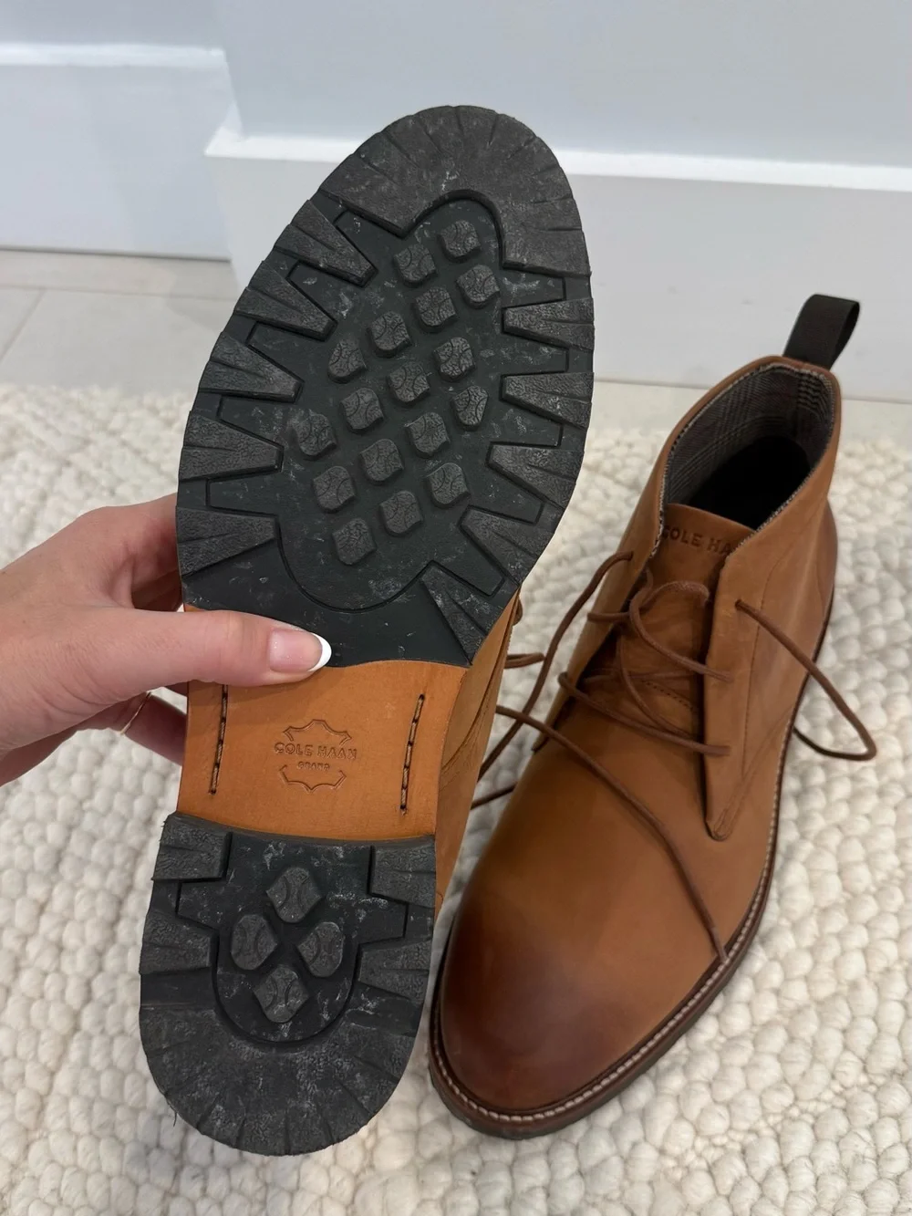 Cole Haan Men's Leather Chukka Boots